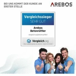 Arebos Betonrüttler 1500 W, 6 M - Rüttelflasche Handrüttler Innenrüttler Flaschenrüttler 6 Arebos Betonrüttler 1500 W, 6 M - Rüttelflasche Handrüttler Innenrüttler Flaschenrüttler -Günstiges Werkzeuge für Rohbau & Beton Geschäft 10392730 2