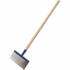 IDEALSPATEN 15cm SIEGER-Stoßscharre Mit Dülle & Federstahlblatt Buchen-Langstiel 120cm