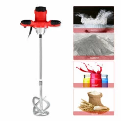 ASUPERMALL Elektrobohrmaschinen Ruhrer 220V 50 / 60Hz 6 Drehzahlregler S-Formige Bar Mit Einem Farbschuttler 800Rpm / Euro 8 ASUPERMALL Elektrobohrmaschinen Ruhrer 220V 50 / 60Hz 6 Drehzahlregler S-Formige Bar Mit Einem Farbschuttler 800Rpm / Euro -Günstiges Werkzeuge für Rohbau & Beton Geschäft 26673893 4