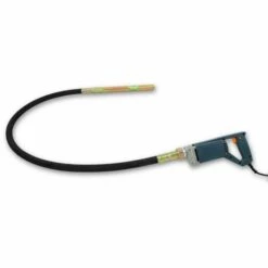 EBERTH Betonrüttler Flaschenrüttler Betonverdichter Elektrisch 800W, Schlauchlänge 2m, Stahlverstärkte Rüttelflasche Mit 35mm Durchmesser, Flexible Welle, Tragbar, 230V, Ein, Aus-Schalter