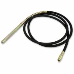 EBERTH Stahlverstärkte Rüttelflasche Mit 45mm Durchmesser Und 6m Schlauchlänge, Ersatzteil Für Betonrüttler, Flaschenrüttler, Betonverdichter, Flexible Welle, Wärmebehandelt, Gewicht 20kg, Ohne Motor