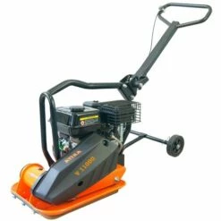 ATIKA V 11000 R�ttelplatte Mit Fahrvorrichtung & Gummiplatte | Benzin | 5,5 PS