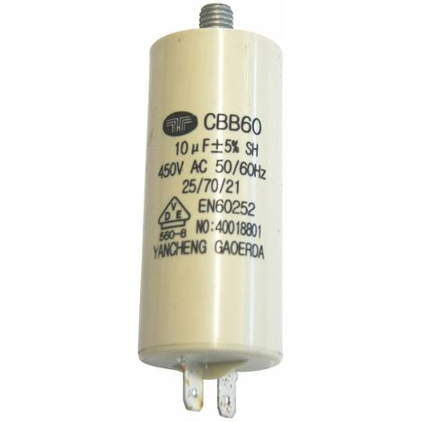 ATIKA Ersatzteil | Kondensator 10�F 450V F�r Betonmischer Profi 145 S 1 ATIKA Ersatzteil | Kondensator 10�F 450V F�r Betonmischer Profi 145 S