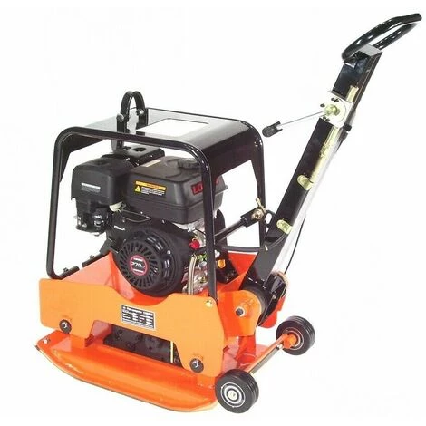 APEX Rüttelplatte Verdichter 170kg 30kN 9PS Reversierbar M. Fahrwerk Gummimatte 56121 2 APEX Rüttelplatte Verdichter 170kg 30kN 9PS Reversierbar M. Fahrwerk Gummimatte 56121 – Bild 2