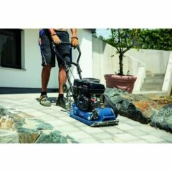 Scheppach Benzin Rüttelplatte HP1300S 4,8 KW 5,6 PS Mit Fahrvorrichtung Rüttler