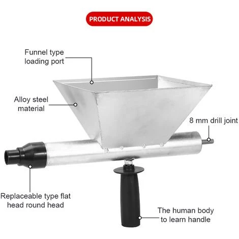 ASUPERMALL Tragbare Elektrische Zementfüllmaschine Handtür-Fensterfugen-Haushaltszement-Fugenmaschine 3 ASUPERMALL Tragbare Elektrische Zementfüllmaschine Handtür-Fensterfugen-Haushaltszement-Fugenmaschine – Bild 3