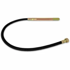 EBERTH Stahlverstärkte Rüttelflasche Mit 35mm Durchmesser Und 2m Schlauchlänge, Ersatzteil Für Betonrüttler, Flaschenrüttler, Betonverdichter, Flexible Welle, Wärmebehandelt, Gewicht 6,25kg, Ohne Motor